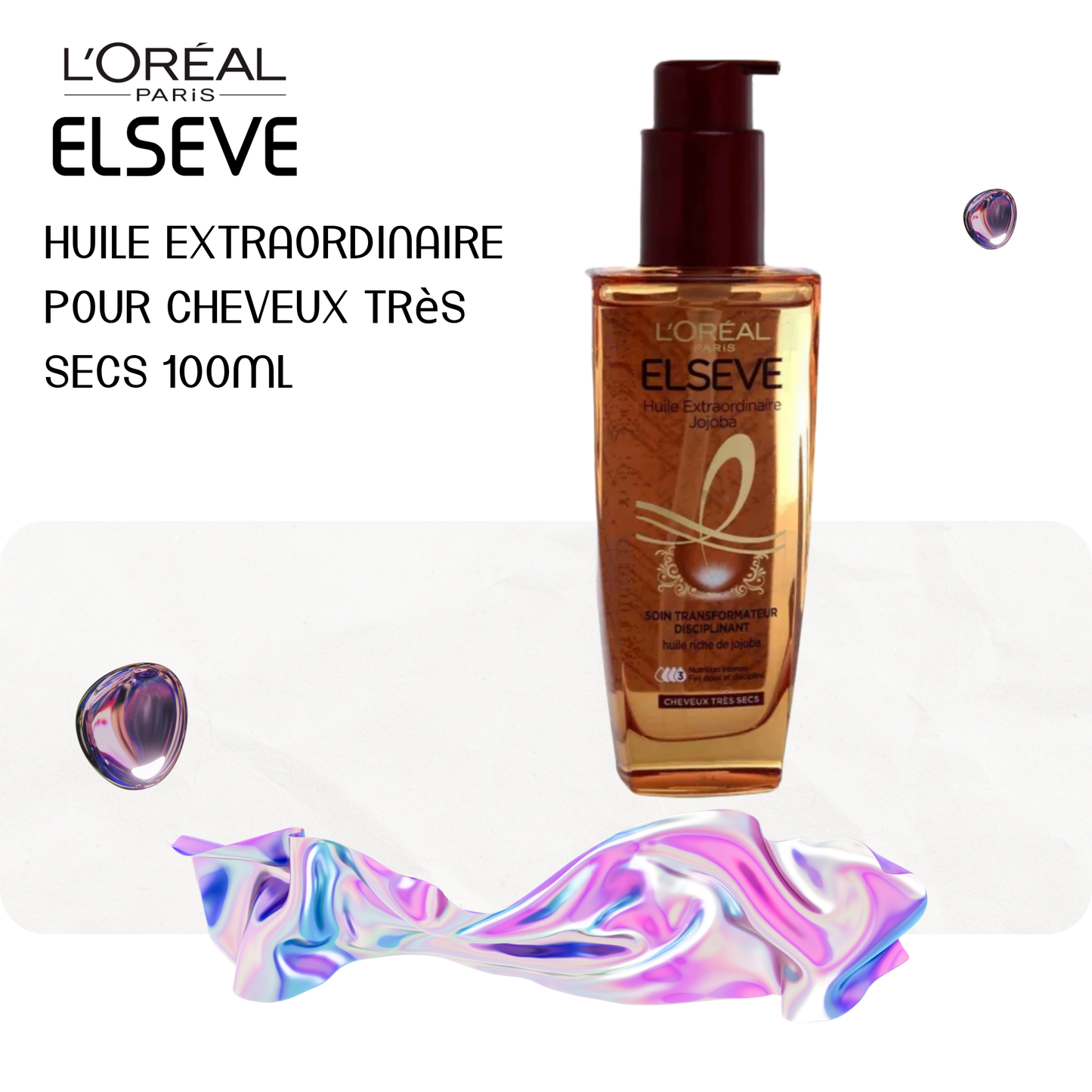 Huile extraordinaire pour cheveux très secs 100ml - ELSEVE