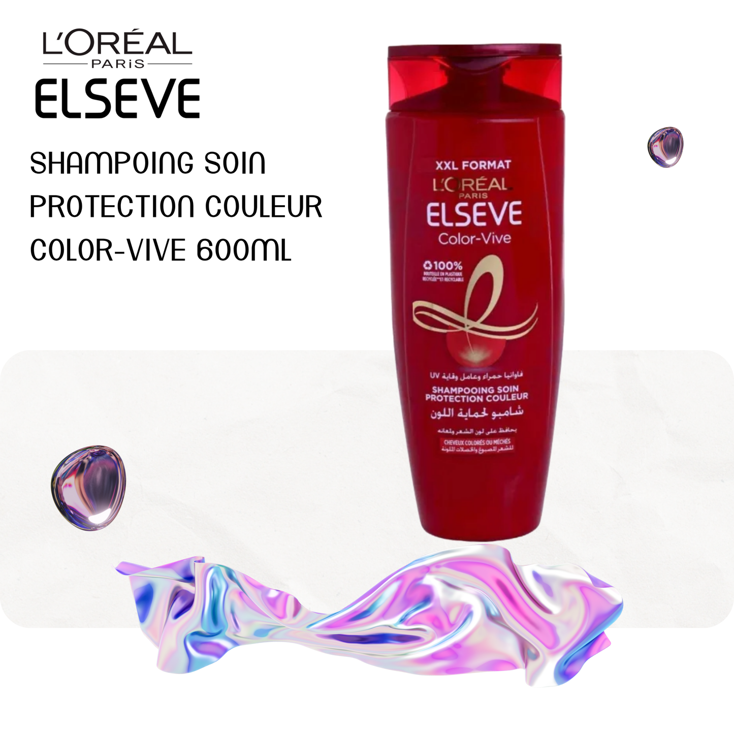 Shampoing soin protection couleur Color-Vive 600ml - ELSÈVE