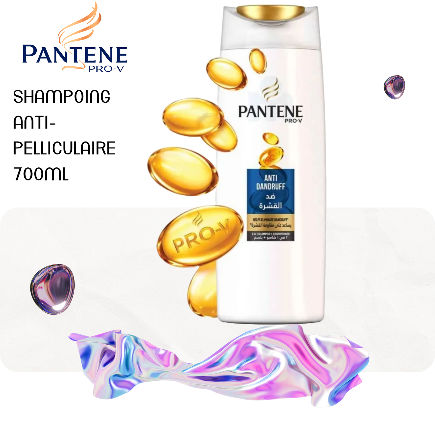 Shampoing Anti-Pelliculaire 700ml - PANTENE PRO-V