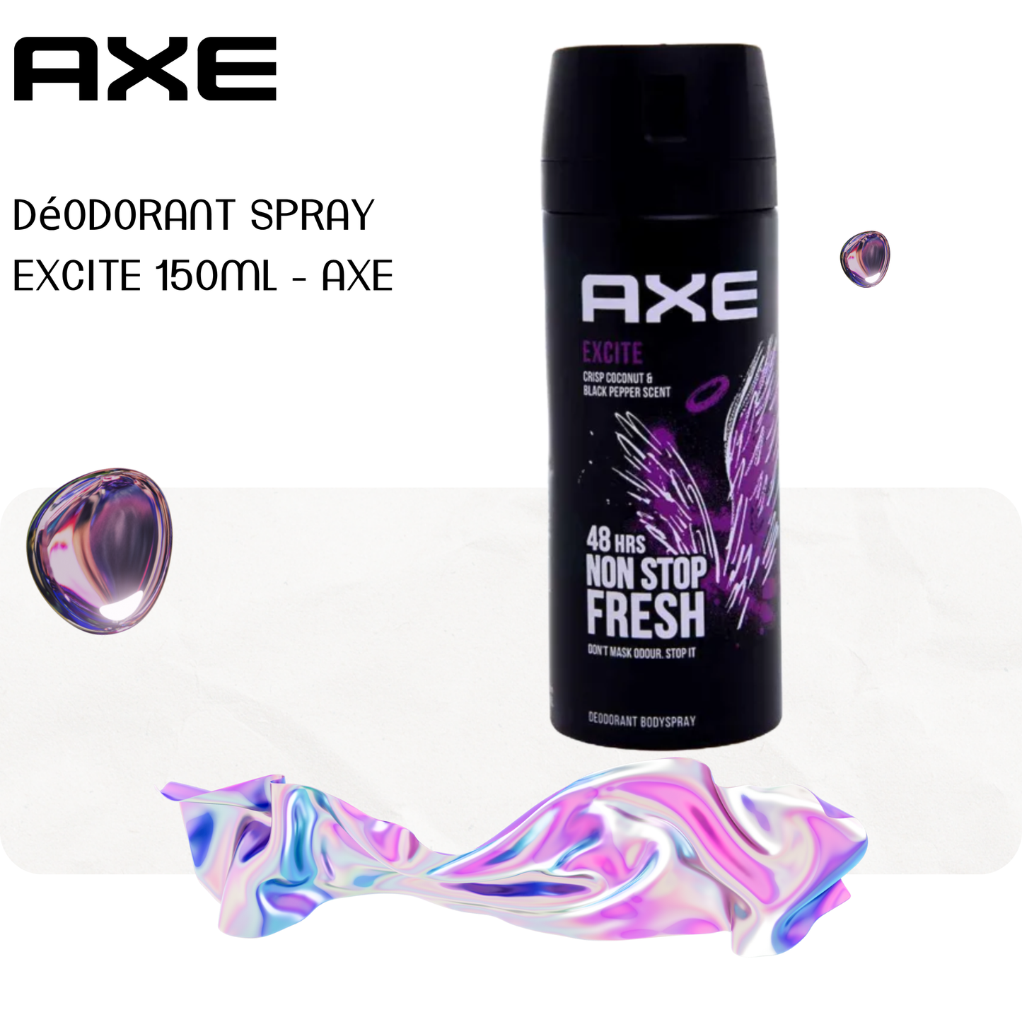Déodorant spray excite 150ml - AXE