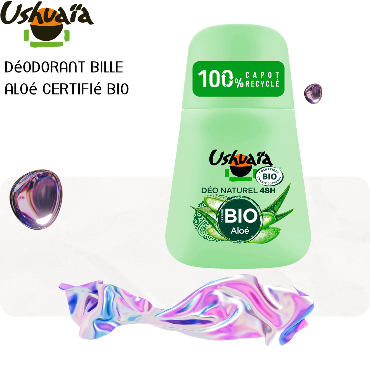 Déodorant Bille Aloé Certifié Bio - Ushuaia