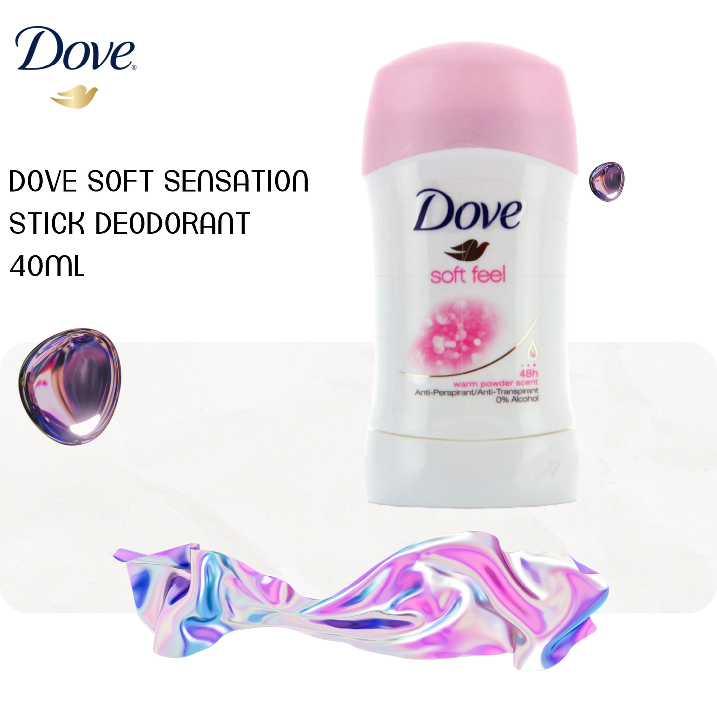 Dove Soft Sensation Stick Deodorant 40ml