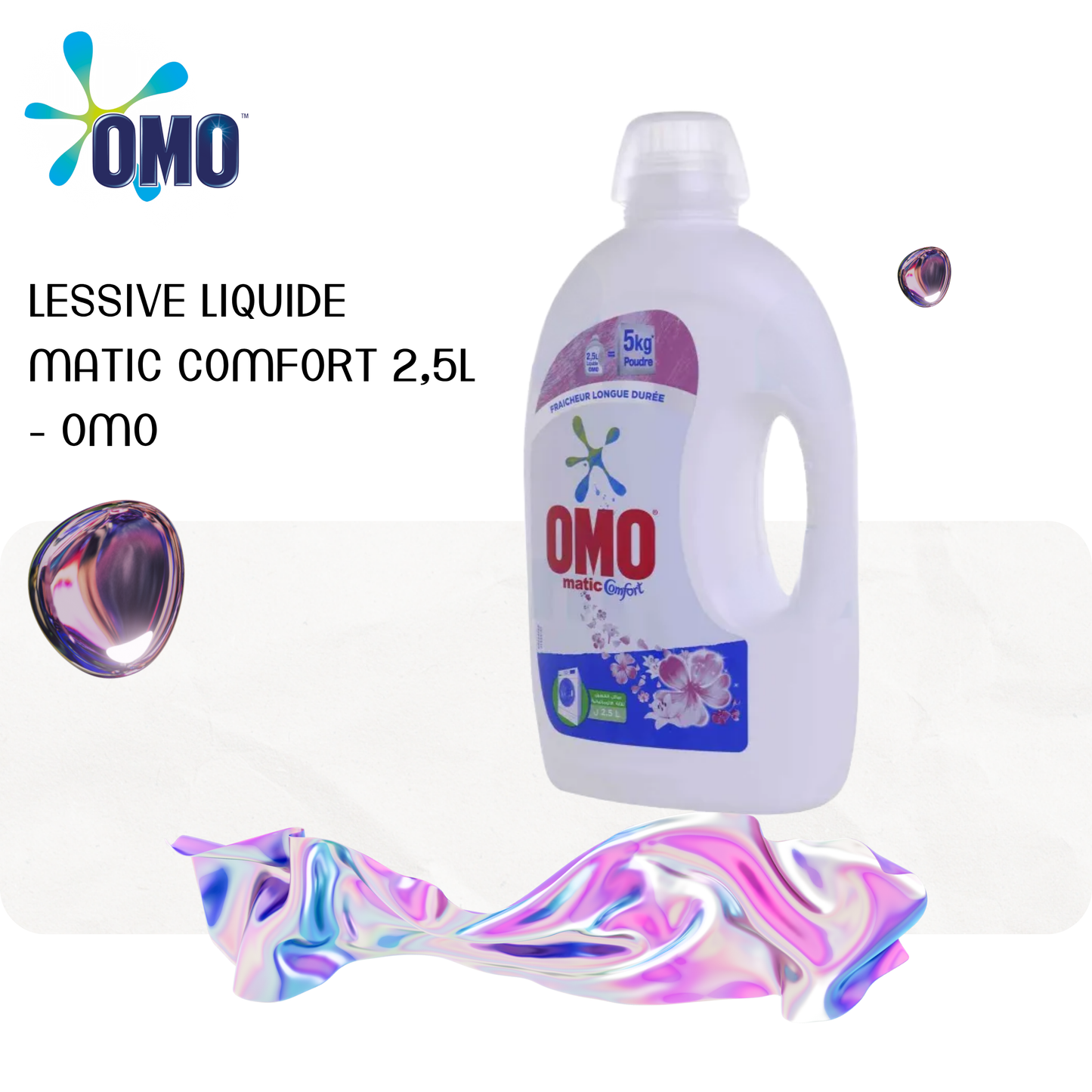 Lessive liquide Matic Comfort 2,5L - OMO