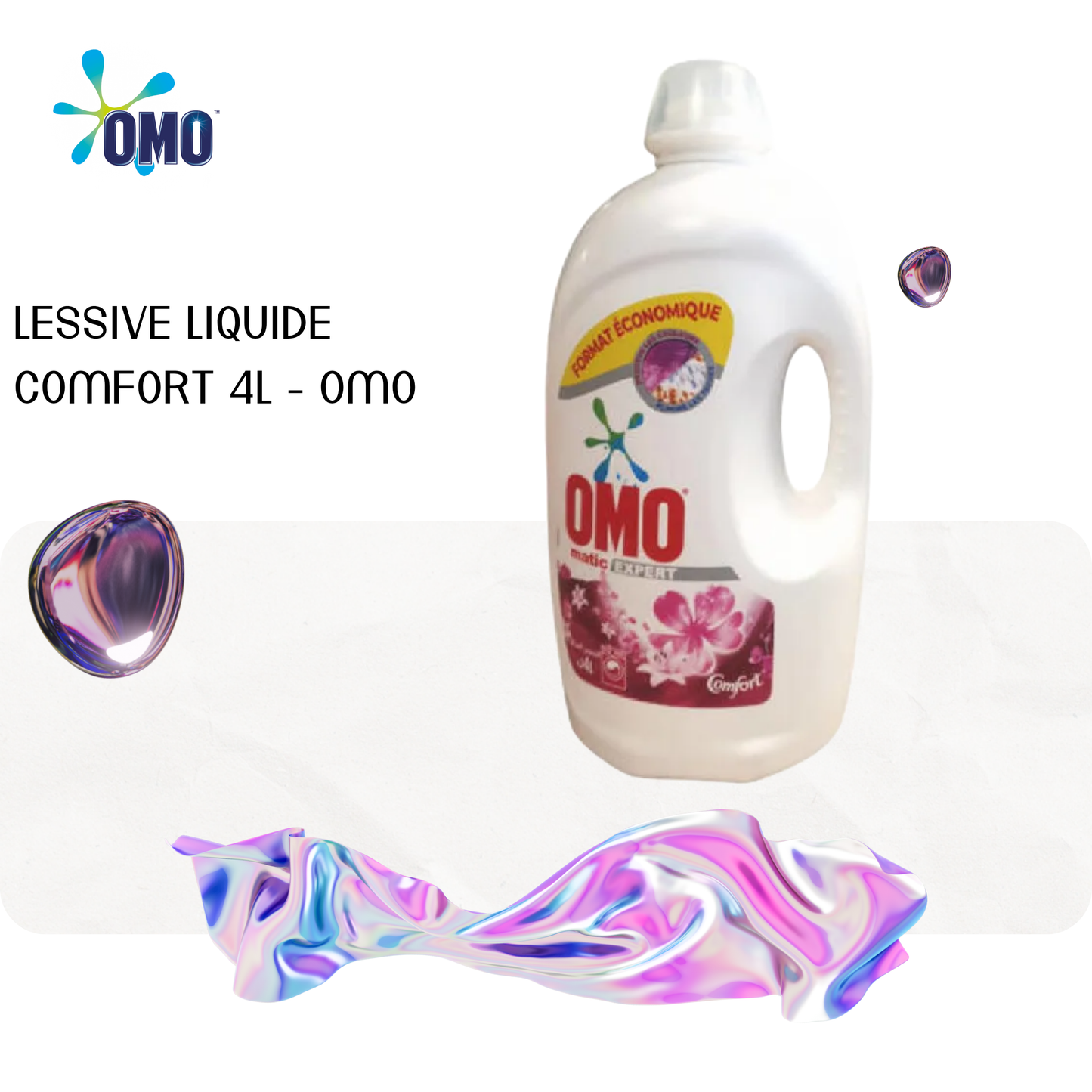 Lessive liquide comfort 4L - OMO