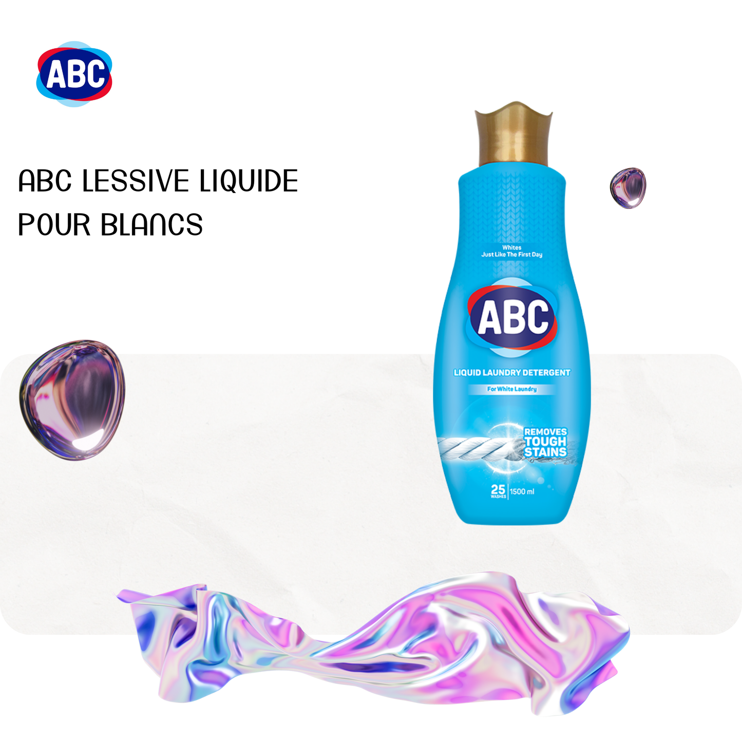 ABC Lessive Liquide pour Blancs