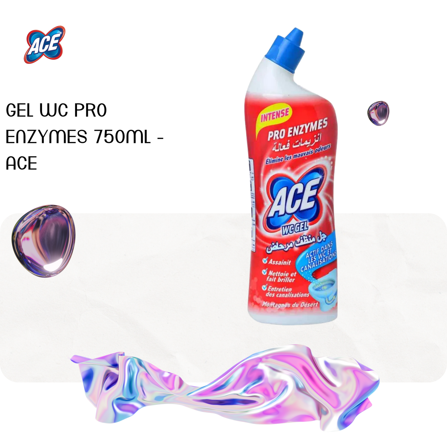 Gel WC pro enzymes 750ml - ACE