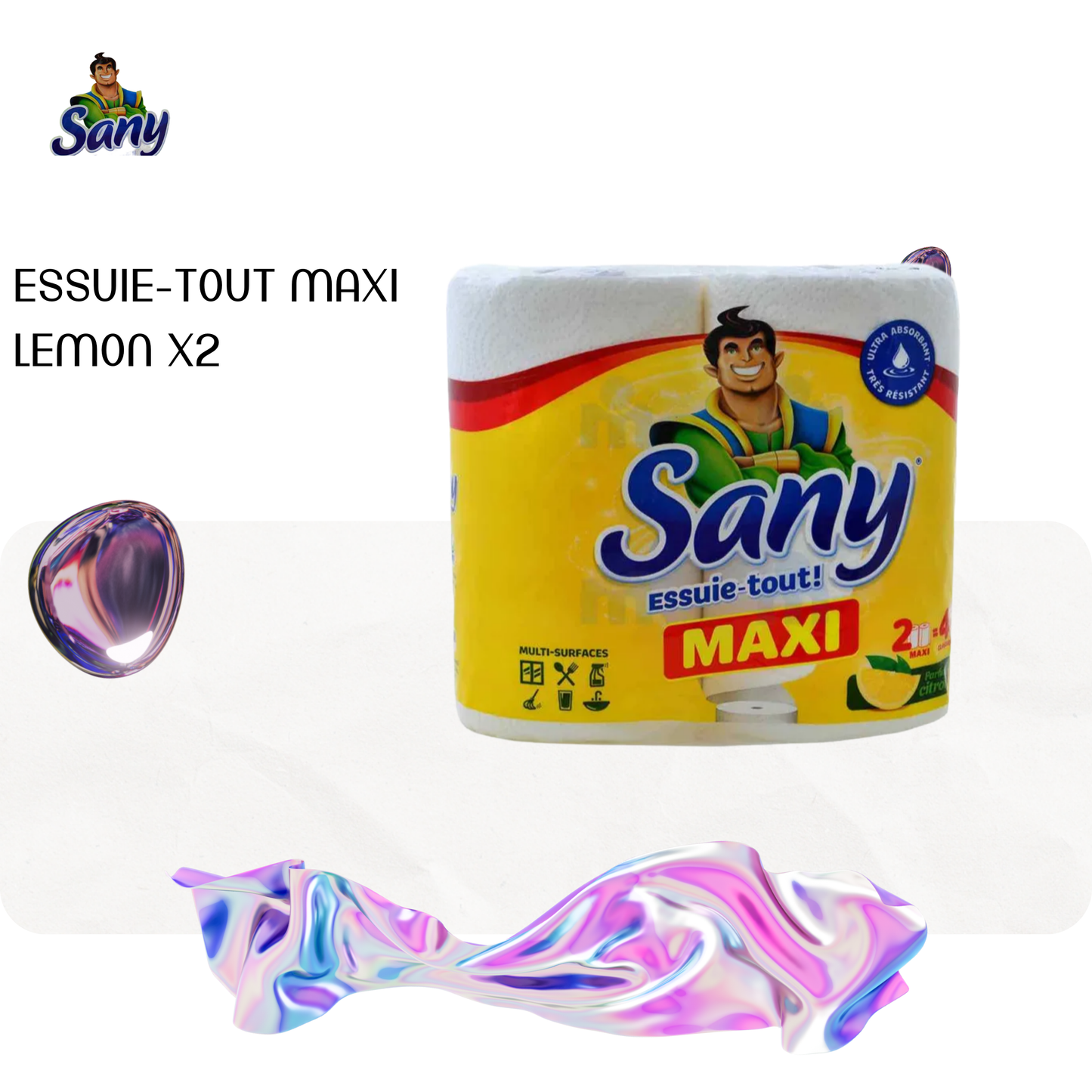 Essuie-tout Maxi Lemon x2 - SANY