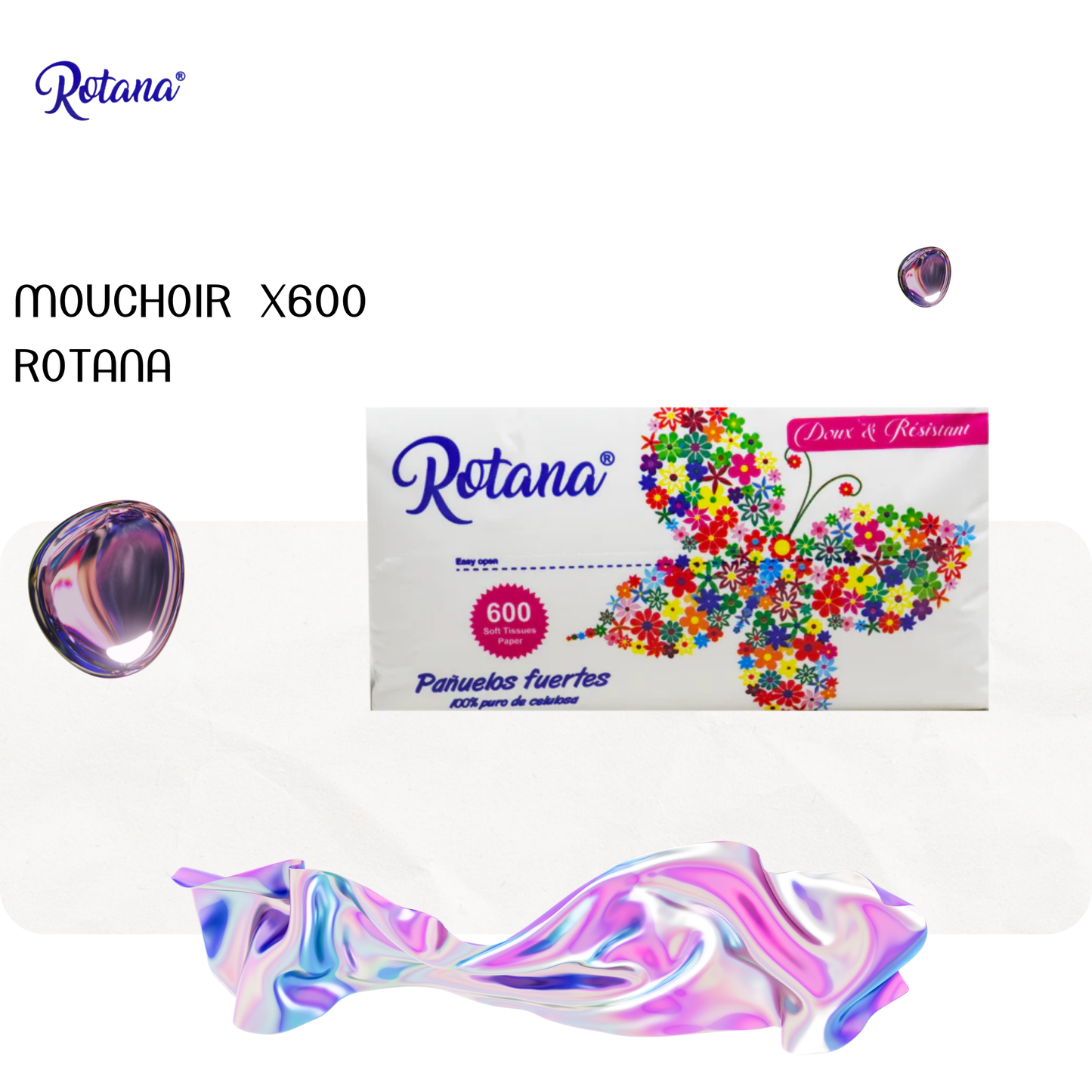 Mouchoir x600 Rotana