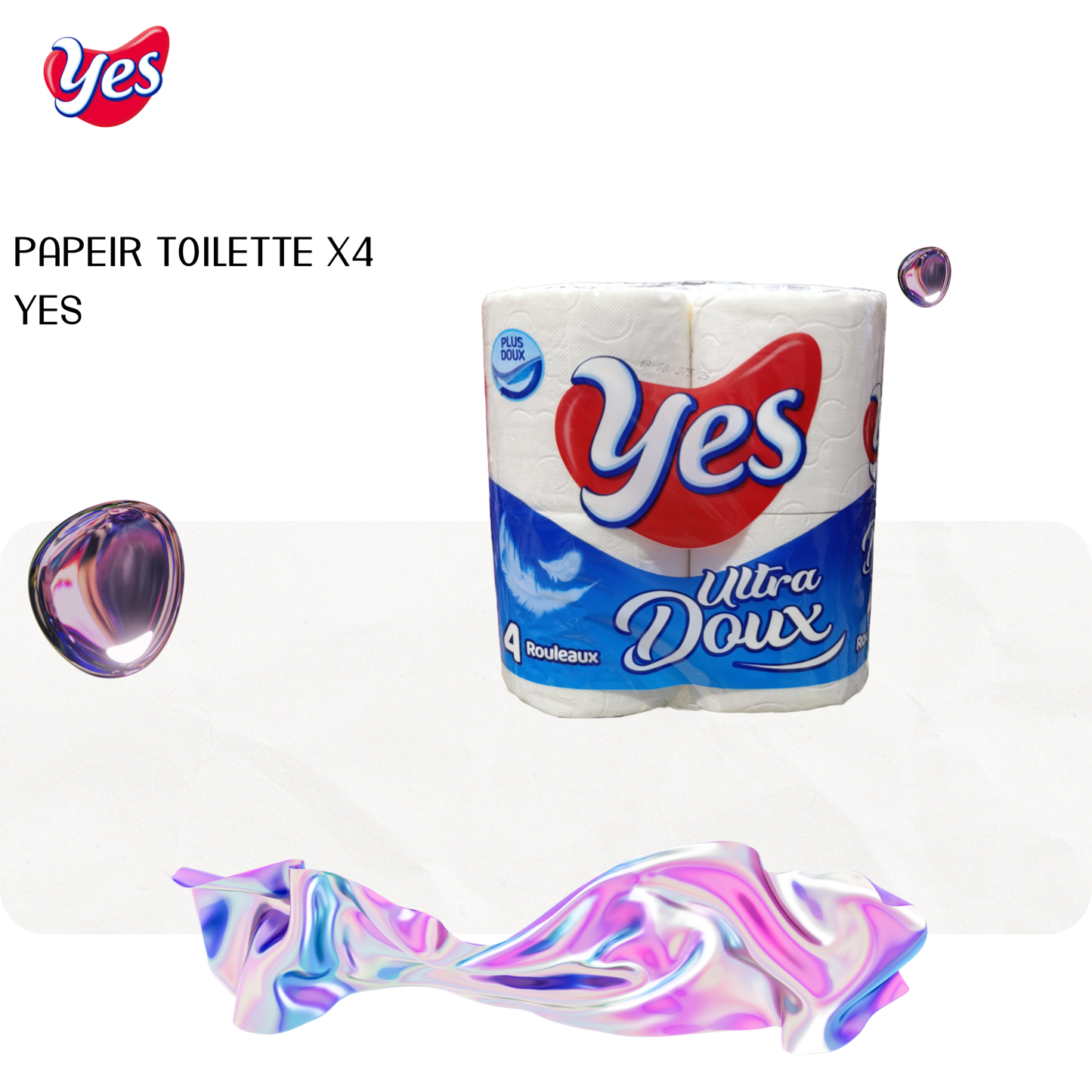 Papeir toilette x4 YES