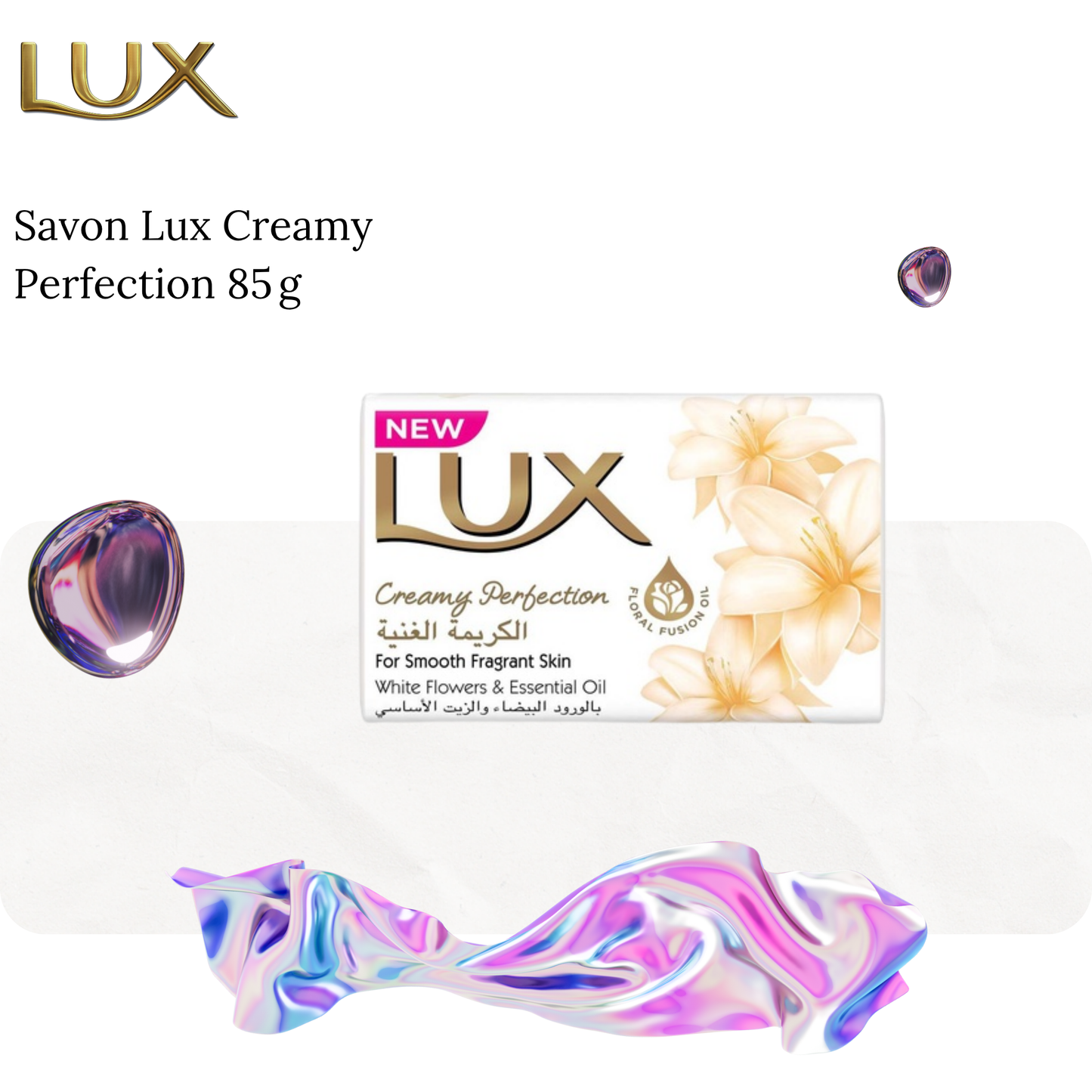 Savon Lux Creamy Perfection 85 g – Nettoyage Doux et Soin