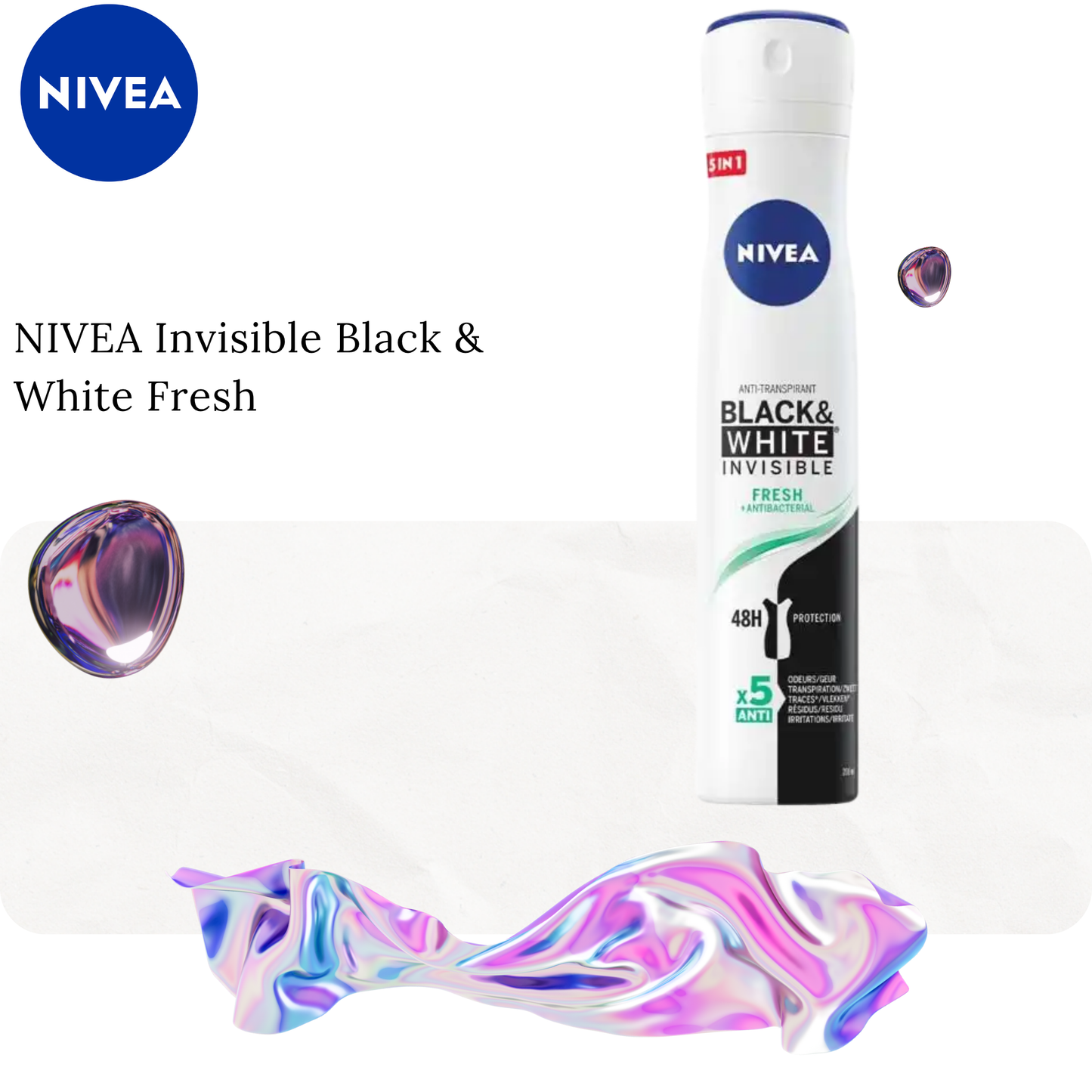 NIVEA Invisible Black & White (fresh)