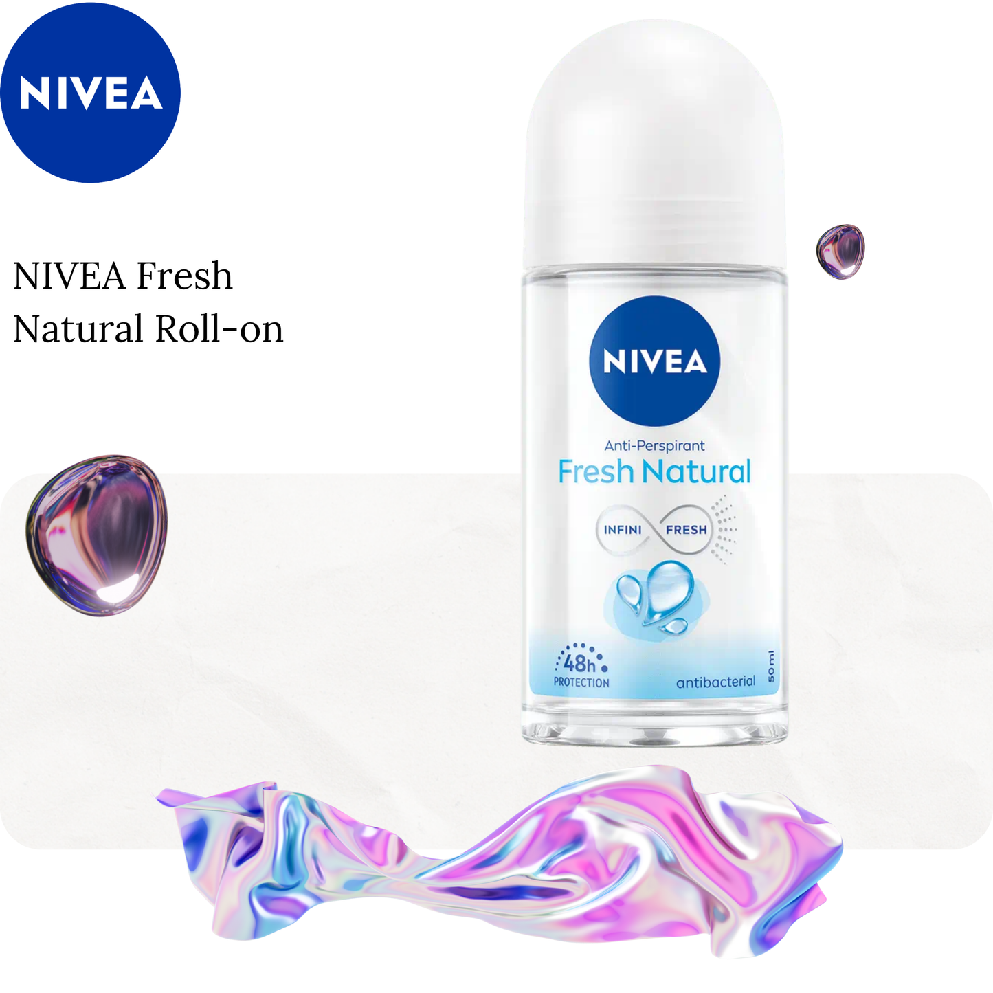 NIVEA Fresh Natural Roll-on - femme