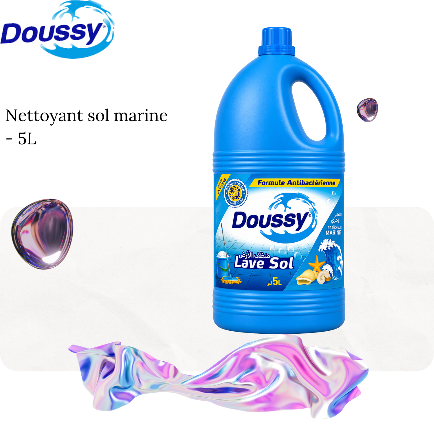 Nettoyant sol marine - 5L - Doussy