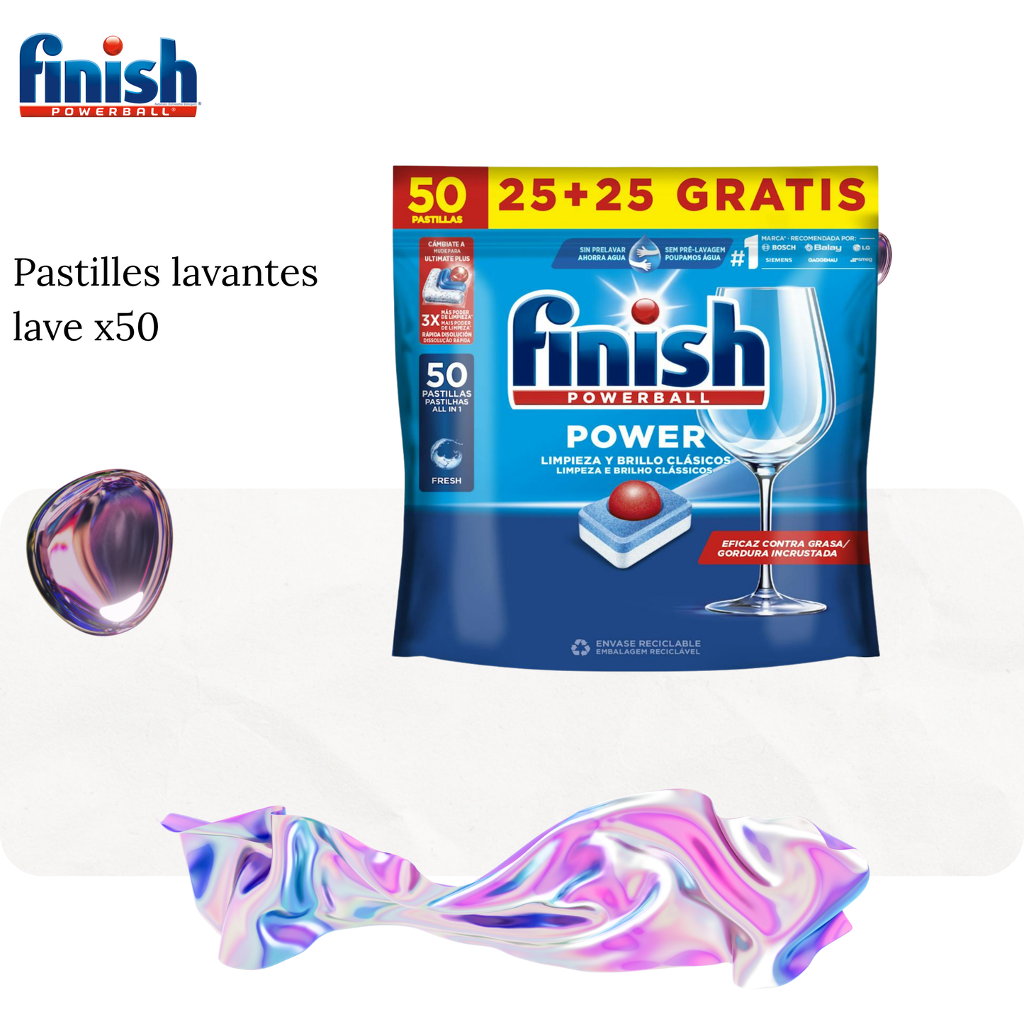 Pastilles lavantes lave x50