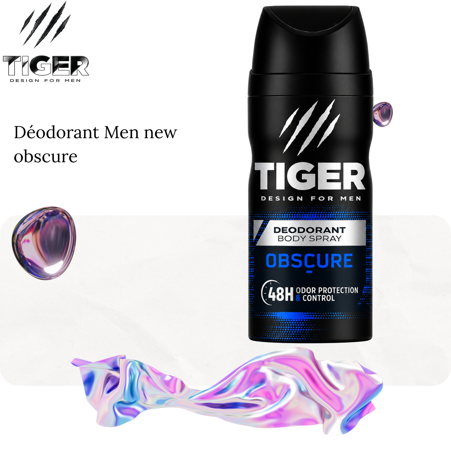 Déodorant Men new obscure 150ml - TIGER