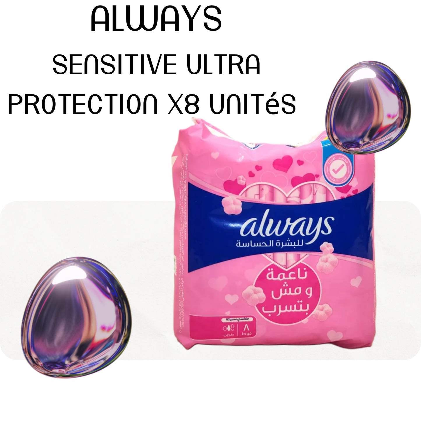 Serviette hygiénique sensitive ultra protection x8 unités - ALWAYS