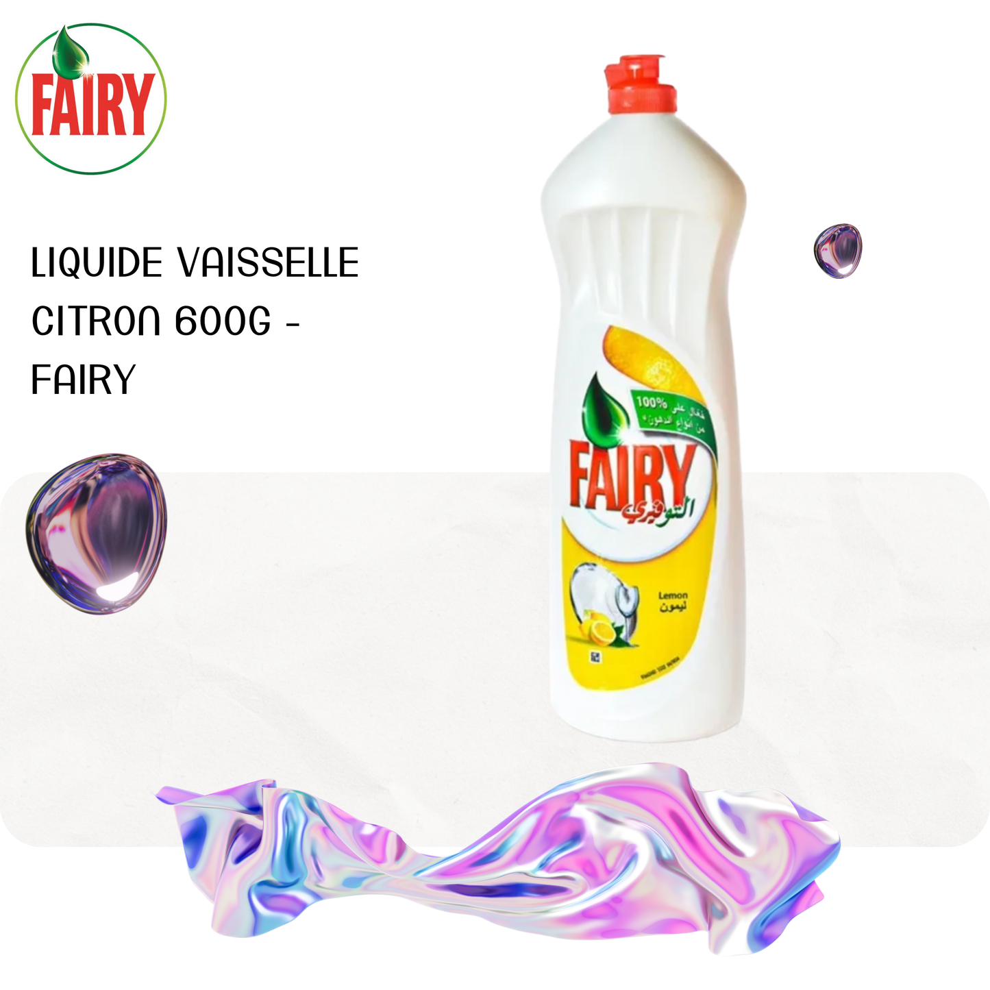 Liquide vaisselle Citron 600g - FAIRY