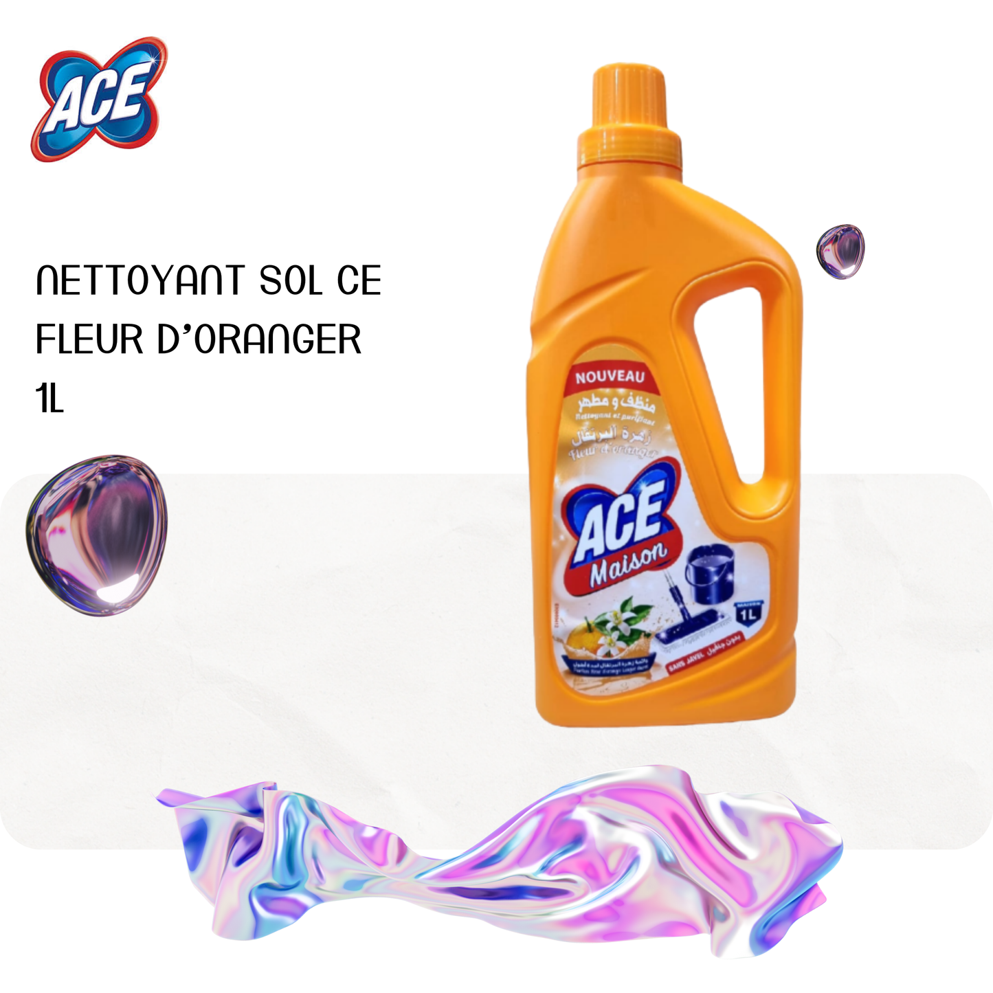 Nettoyant sol CE FLEUR D’ORANGER 1L