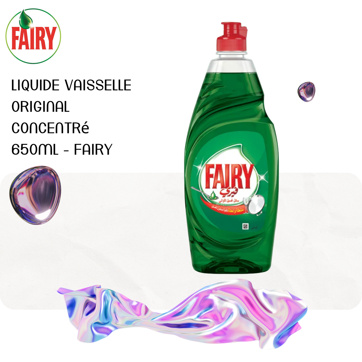 Liquide vaisselle Original concentré 650ml - FAIRY