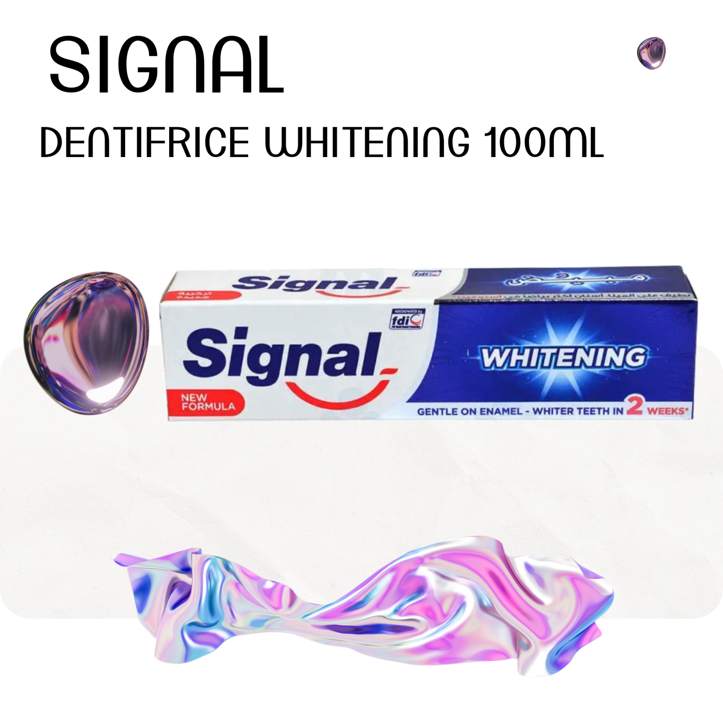 Dentifrice whitening 100ml - SIGNAL