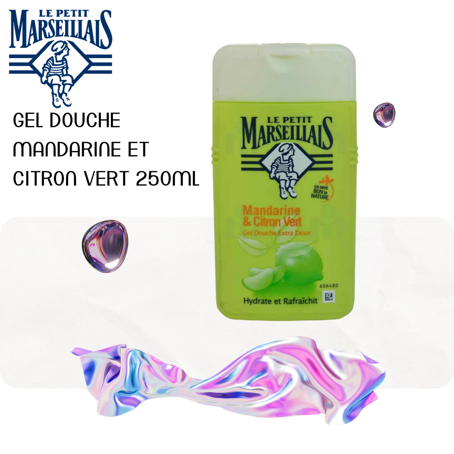 Gel douche mandarine et citron vert 250ml - LE PETIT MARSEILLAIS