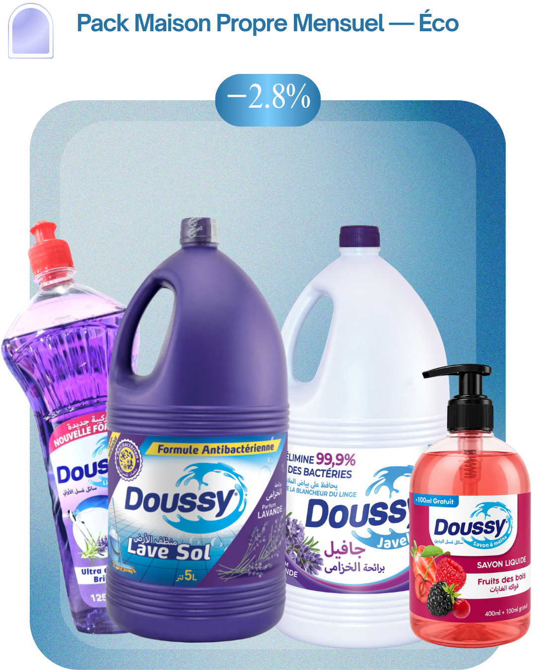 Pack Maison Propre Mensuel — Éco