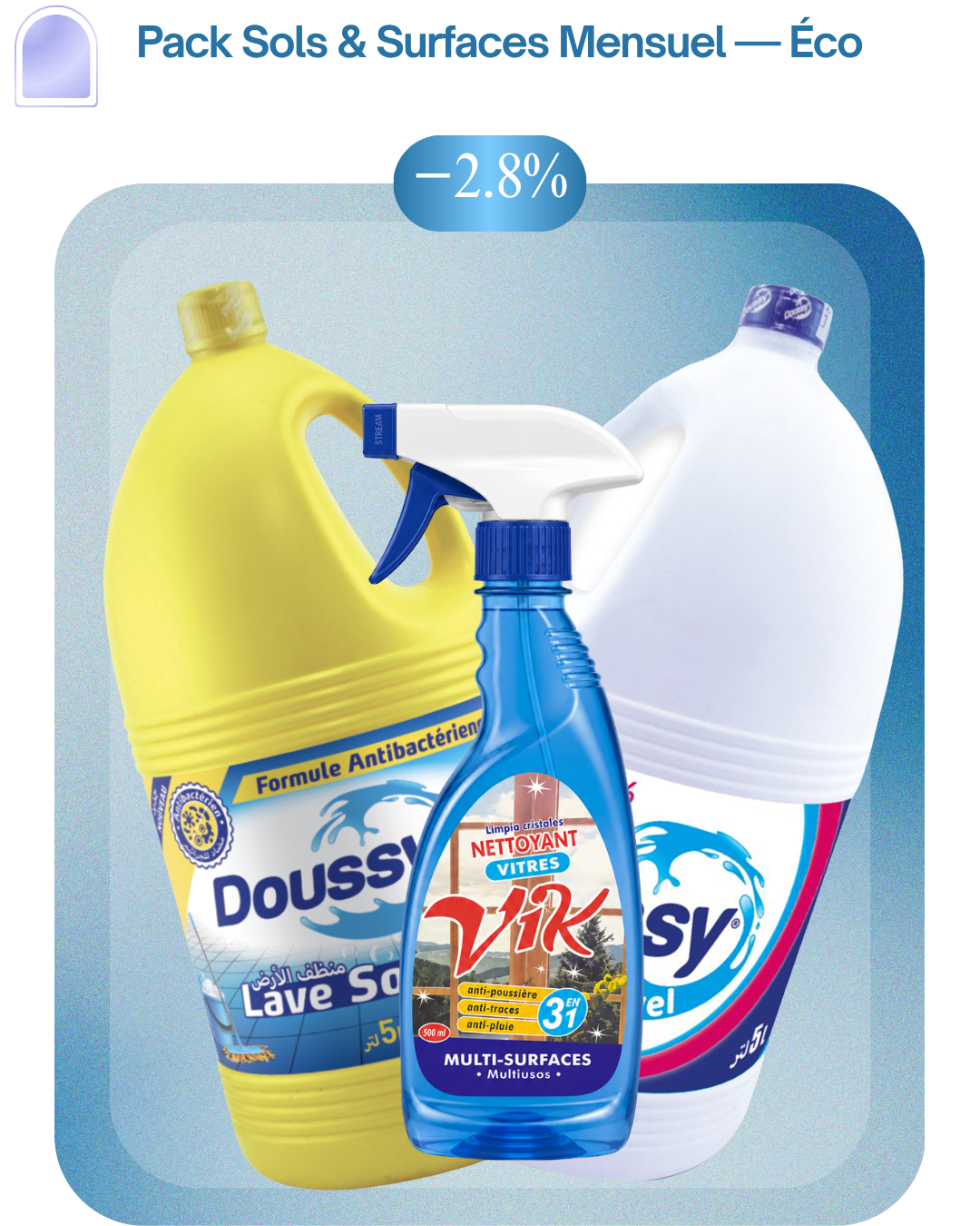 Pack Sols & Surfaces Mensuel — Éco