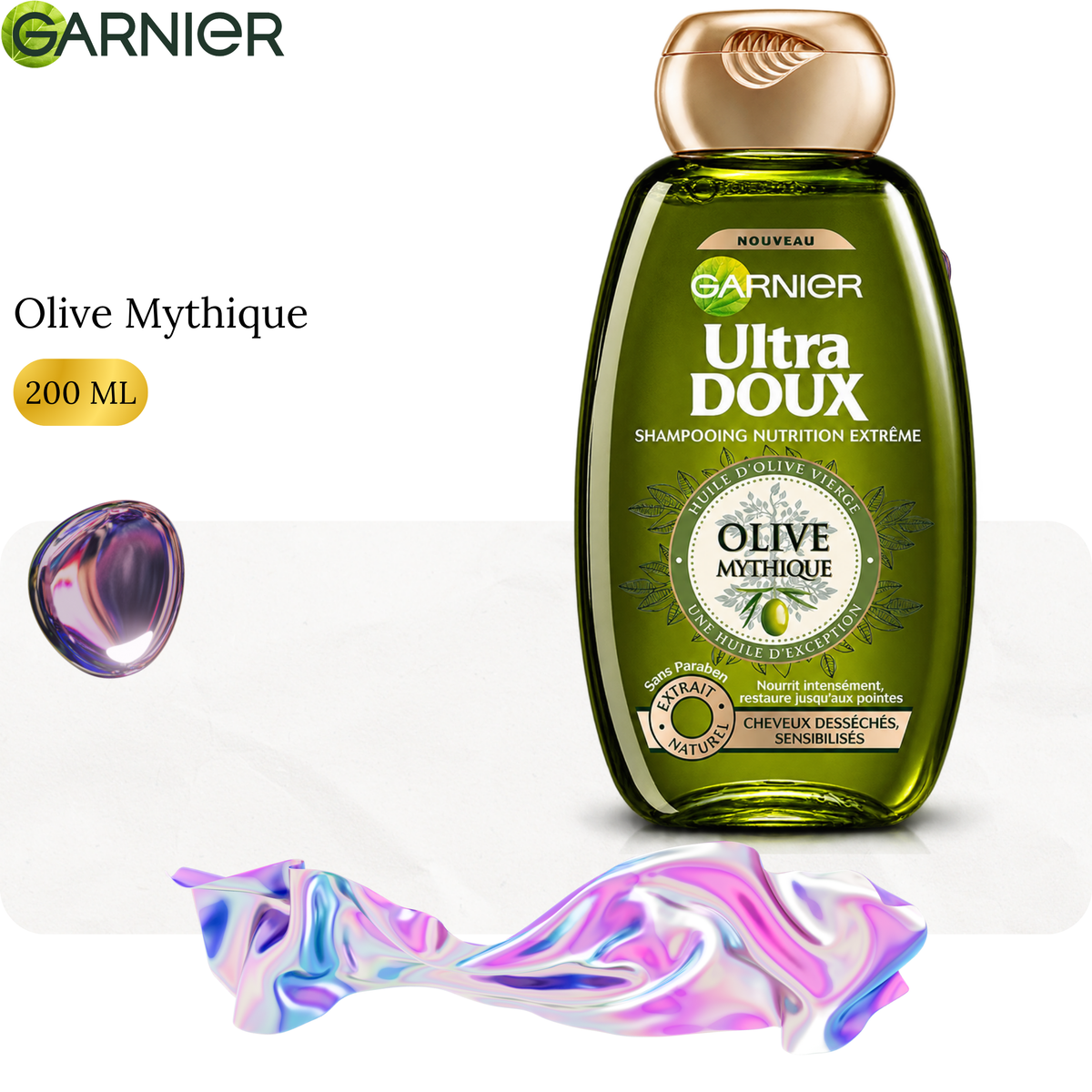 Shampoing olive mythique 200ml - ULTRAS DOUX
