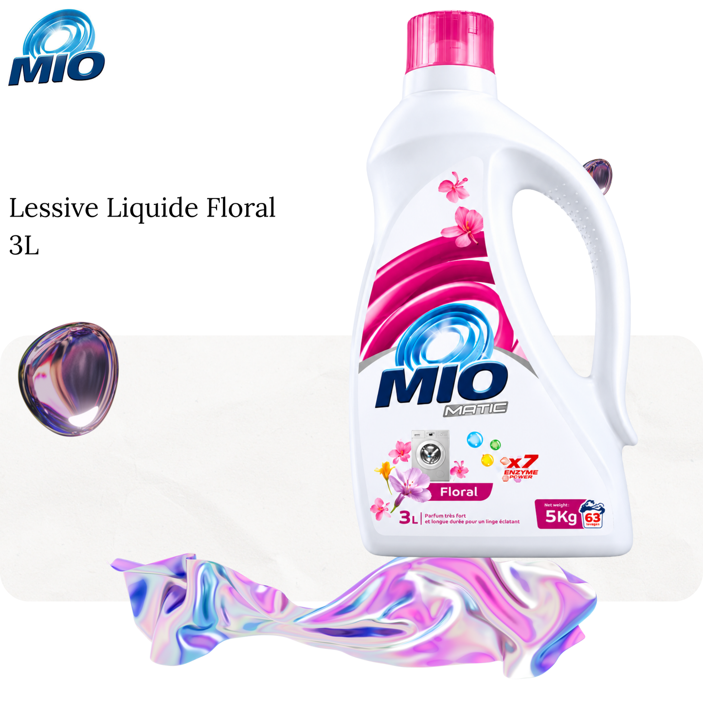 Lessive Liquide Floral 3L - MIO