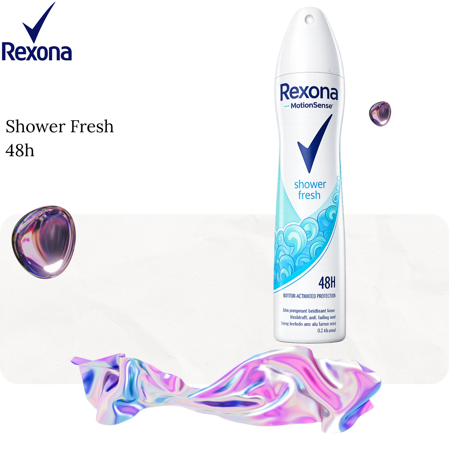 Déodorant femme Shower Fresh 48h 200ml - REXONA