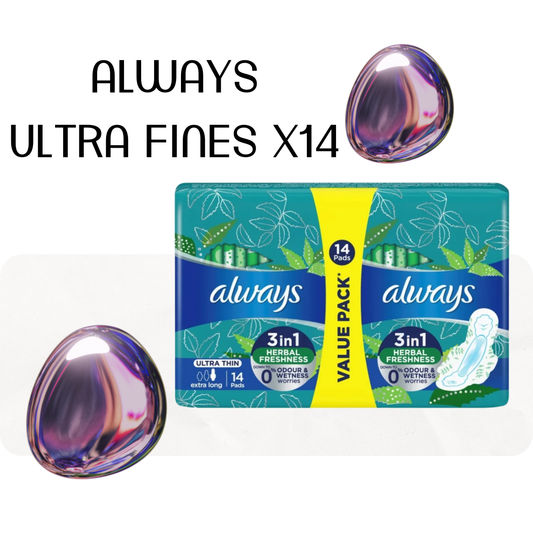 Serviettes hygiéniques ultra fines x14 - ALWAYS