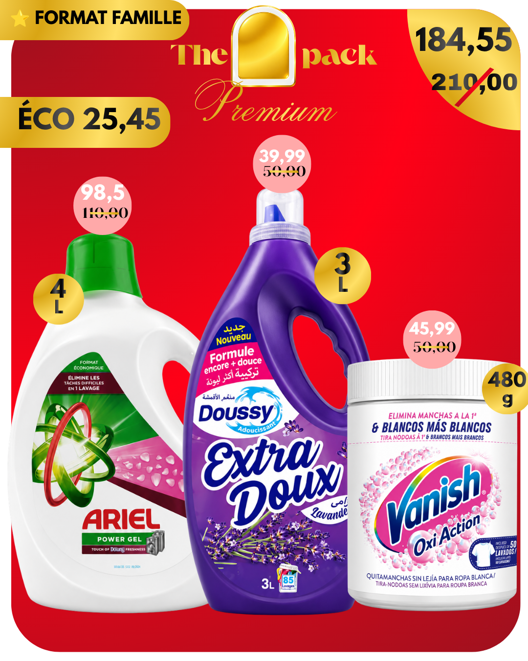 Pack Linge - Pack Premium