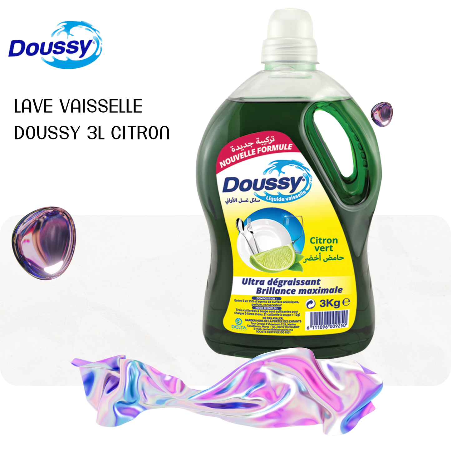LAVE VAISSELLE DOUSSY 3L CITRON