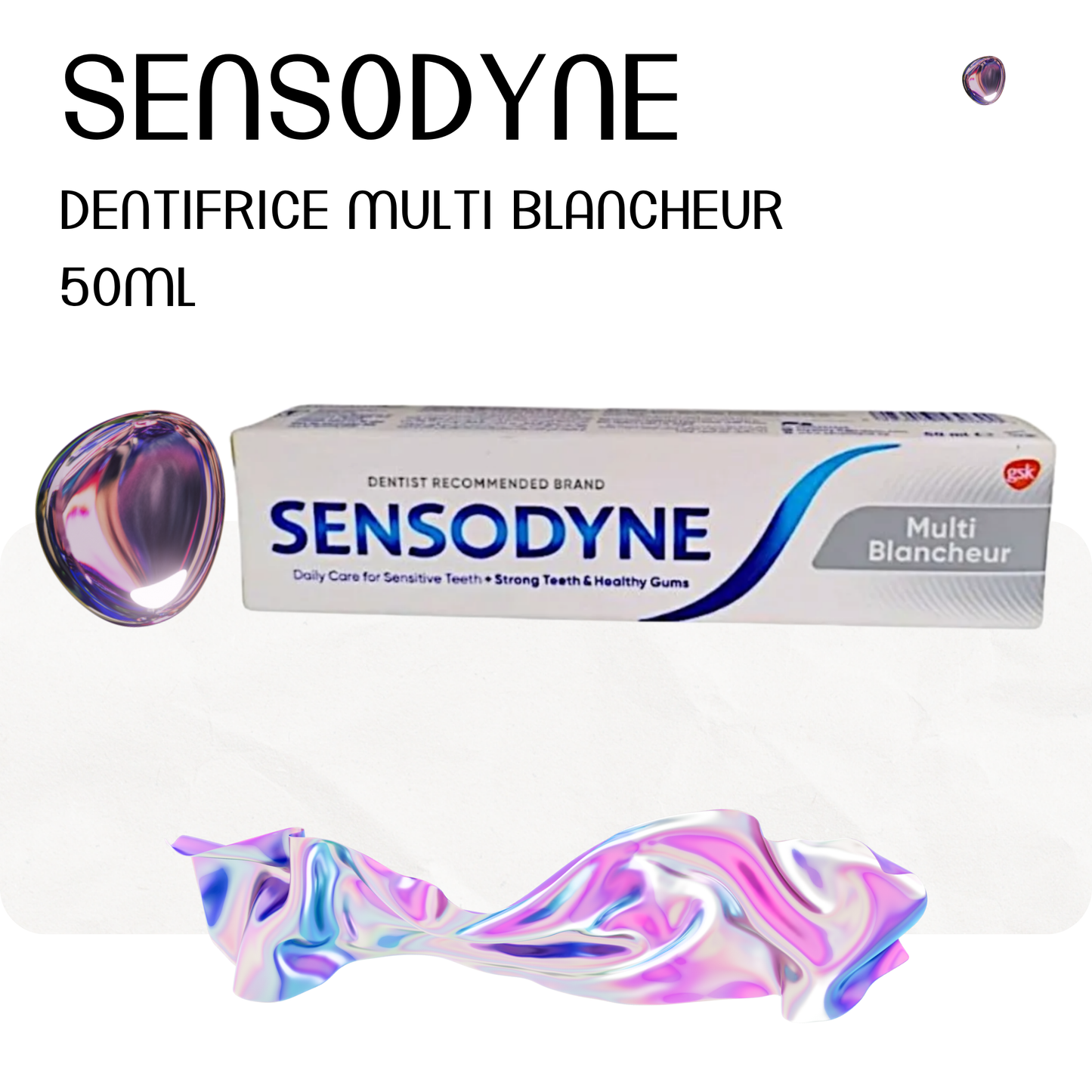 Dentifrice multi blancheur 50ml - SENSODYNE
