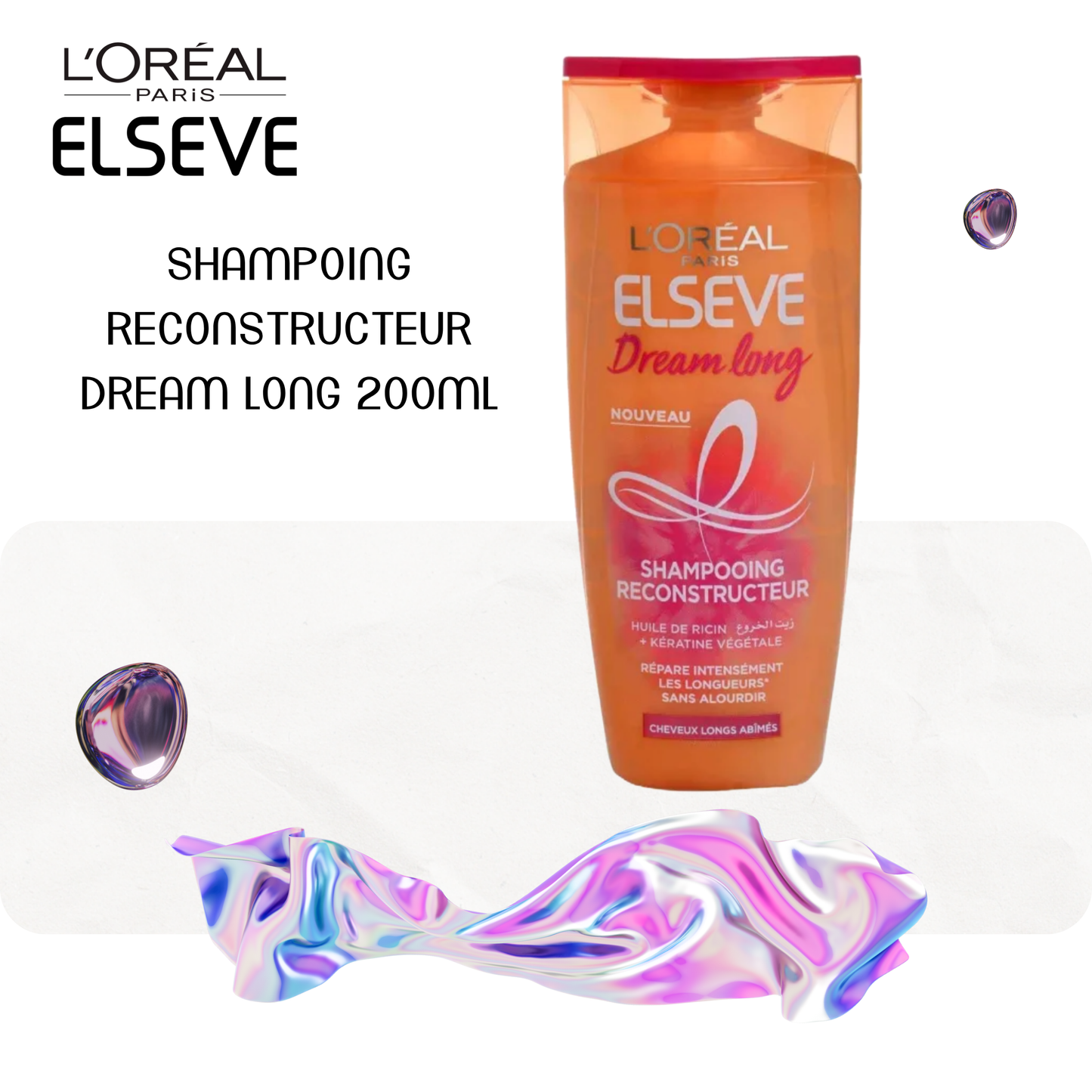Shampoing reconstructeur dream long 200ml - ELSEVE