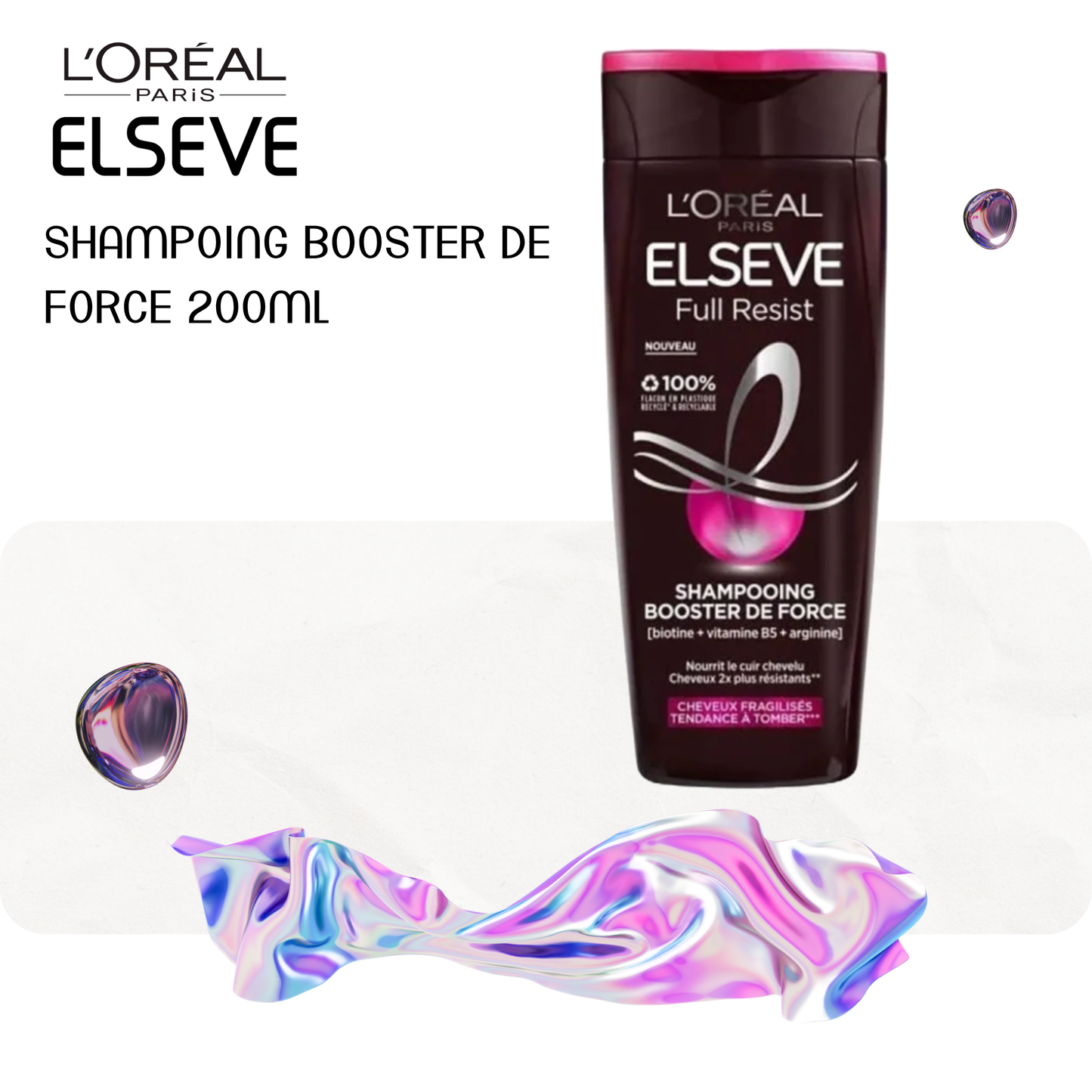 Shampoing booster de force 200ml - ELSÈVE
