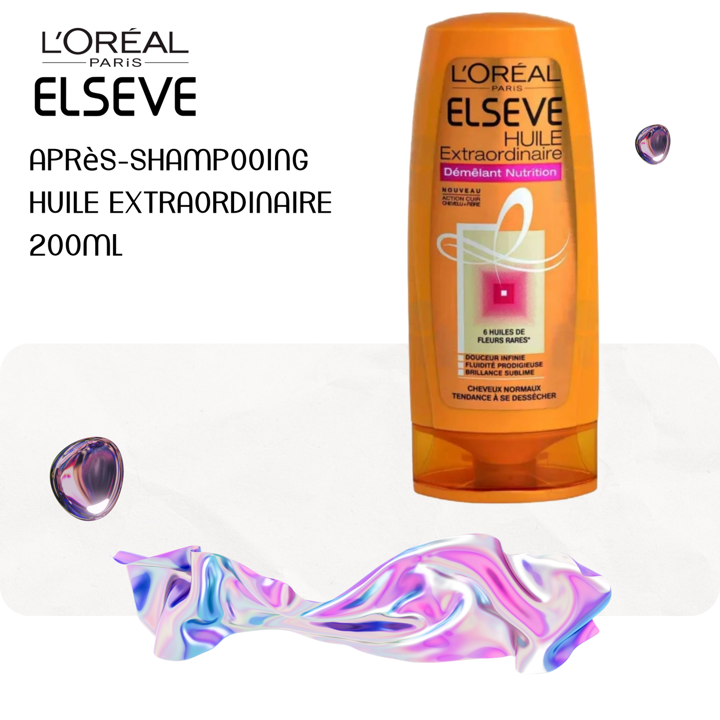 Après-shampooing huile extraordinaire 200ml - ELSEVE