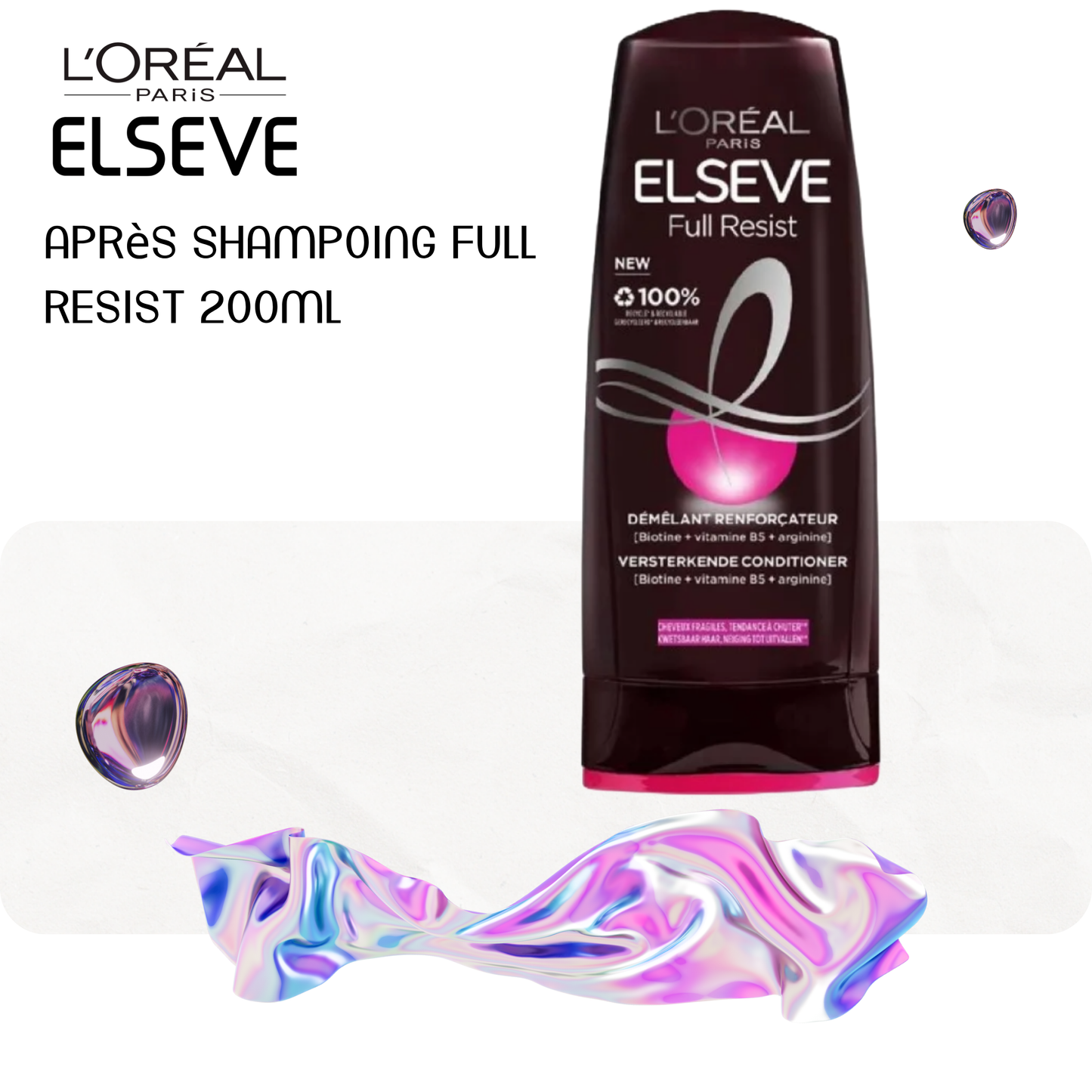 Après shampoing Full Resist 200ml - ELSÈVE