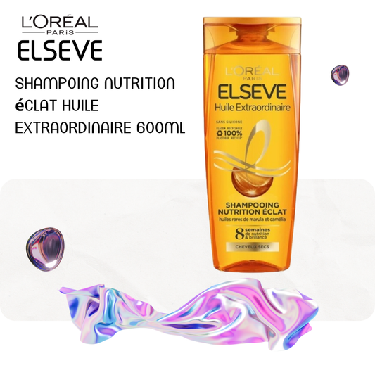 Shampoing nutrition éclat huile extraordinaire 600ml - ELSÈVE