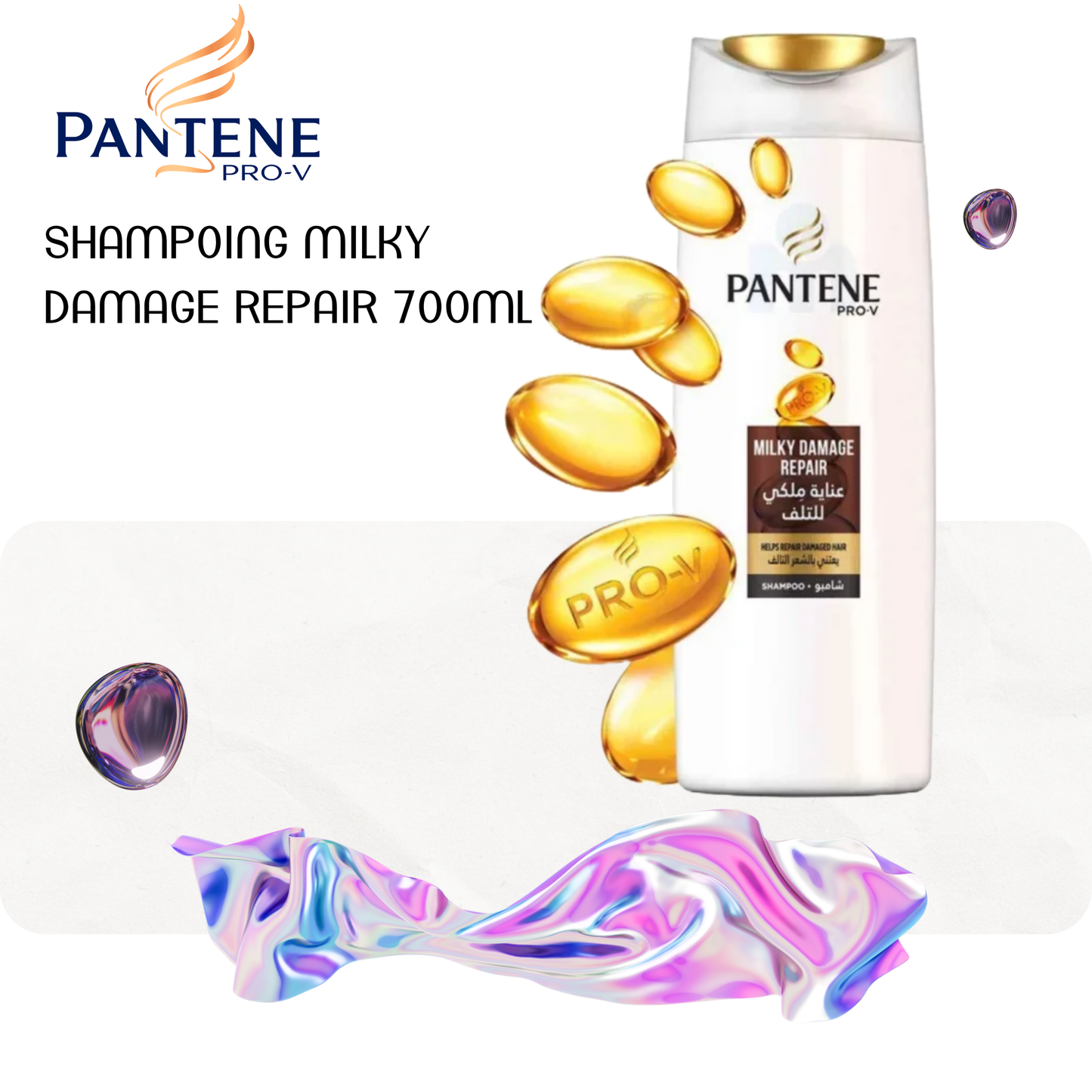 Shampoing milky damage repair 700ml - PANTENE PRO-V