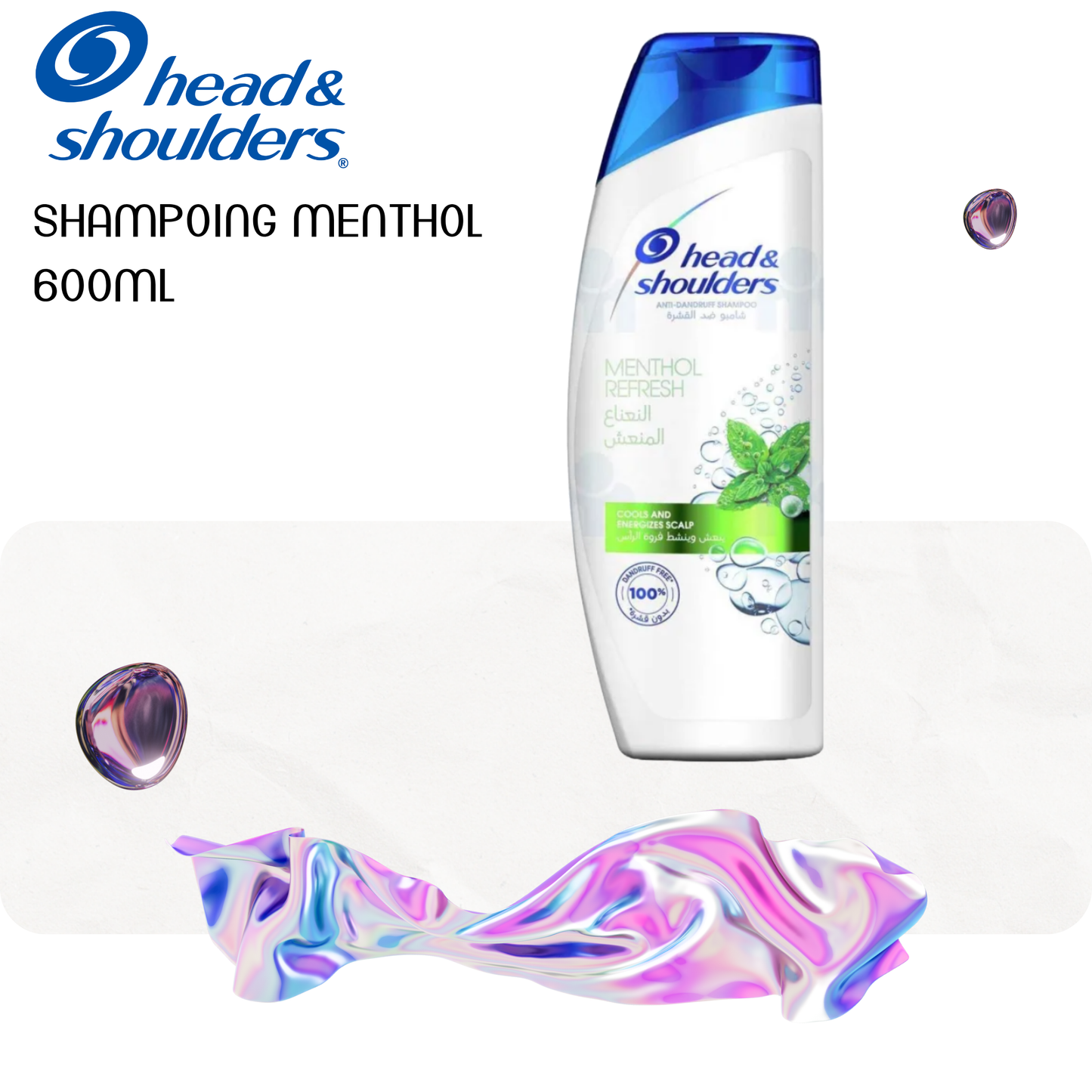 Shampoing Menthol 600ml - HEAD & SHOULDERS