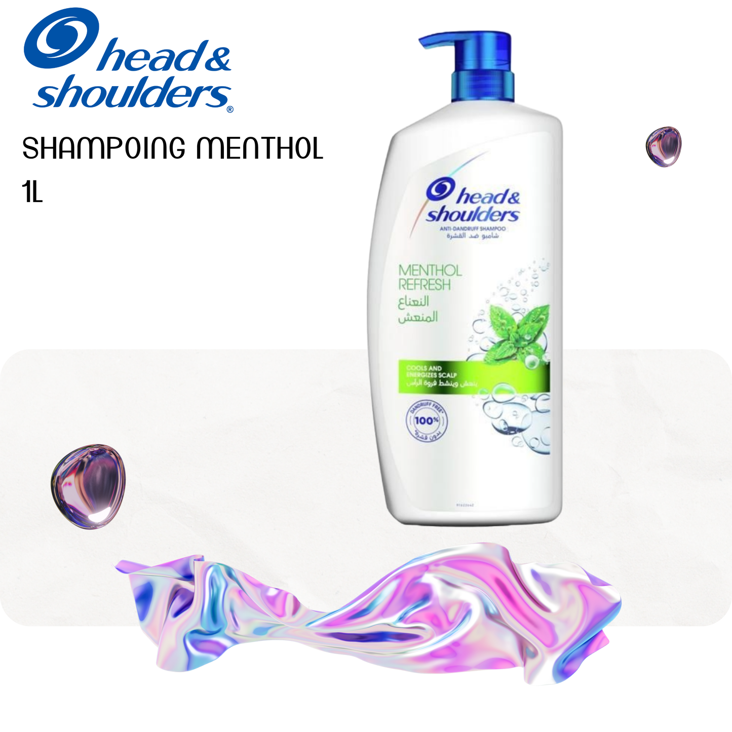 Shampoing Menthol 1L - HEAD & SHOULDERS