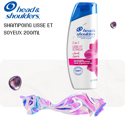 Shampoing lisse et soyeux 200ml - HEAD &SHOULDERS