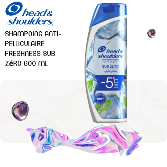 Shampoing anti-pelliculaire Freshness Sub Zéro 600 ml - HEAD & SHOULDERS