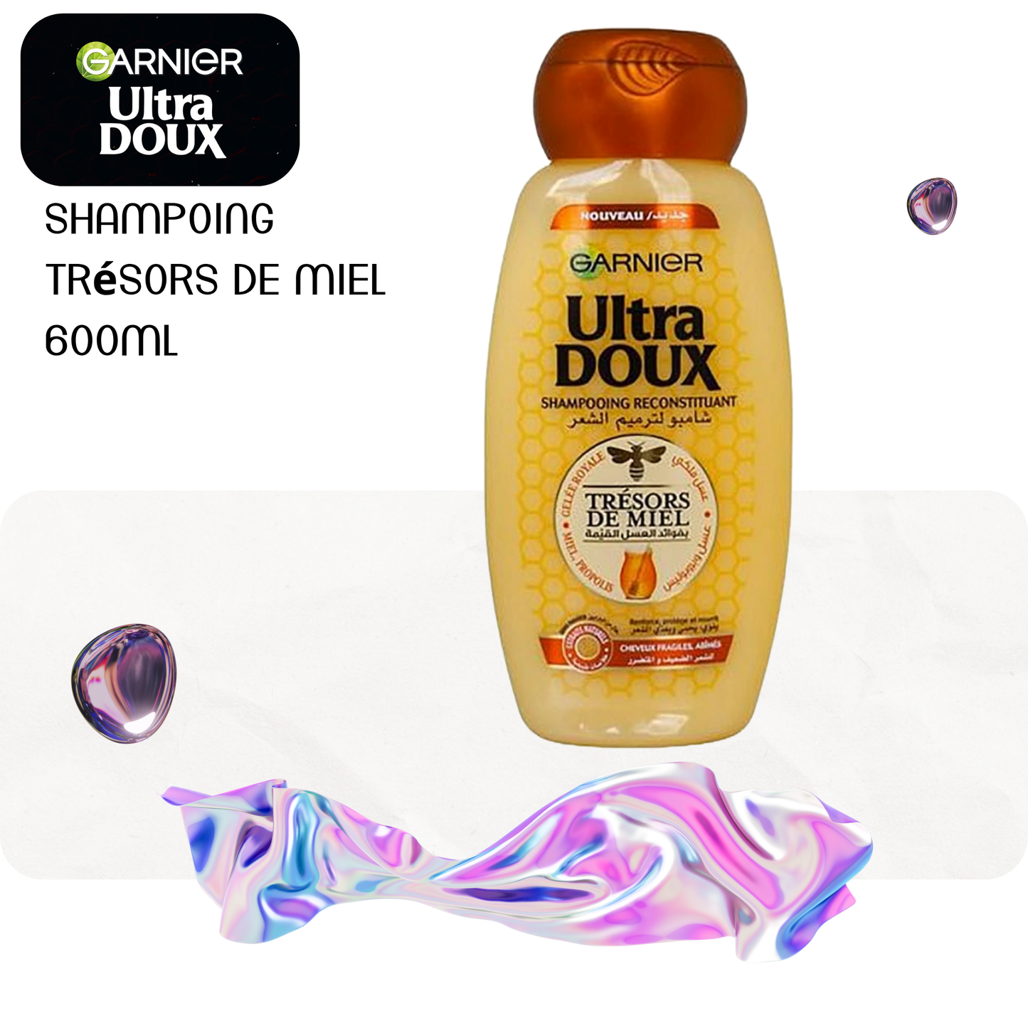 Shampoing trésors de miel 600ml - ULTRA DOUX