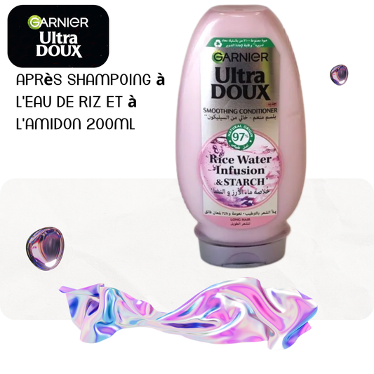 Après shampoing à l'eau de riz et à l'amidon 200ml - ULTRA DOUX
