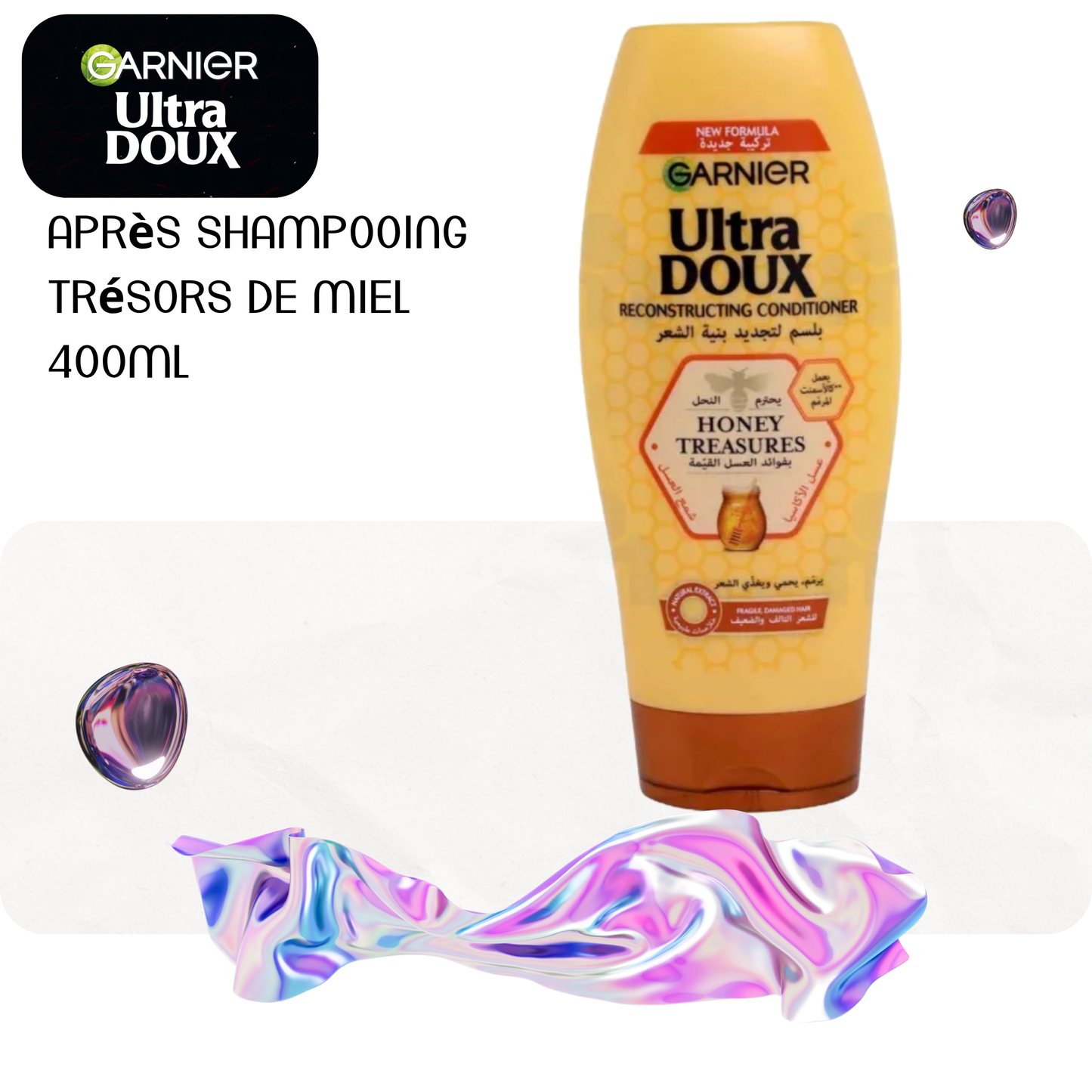 Après shampooing trésors de miel 400ml - ULTRA DOUX