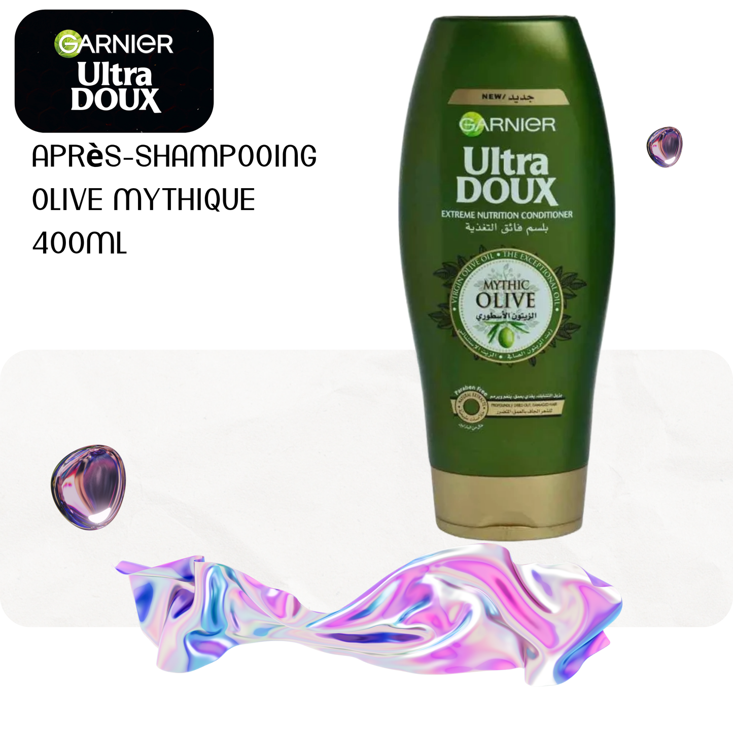 Après-Shampooing olive mythique 400ml - ULTRAS DOUX
