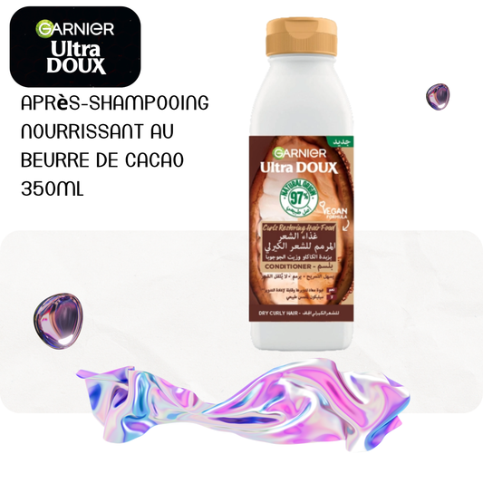 Après-shampooing nourrissant au beurre de cacao 350ml - ULTRA DOUX