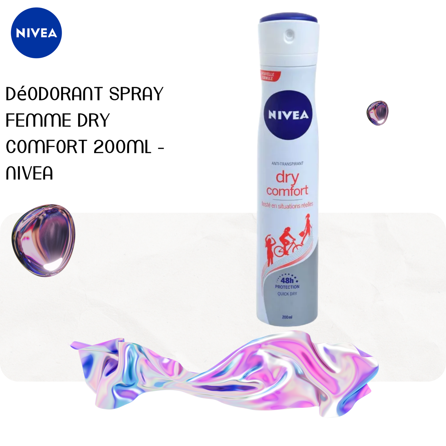 Déodorant spray Femme Dry Comfort 200ml - NIVEA